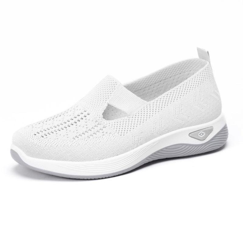Shoes Women's Summer Women's Shoes Beijing Cloth Shoes Flying Woven Breathable One-pedal Shoes