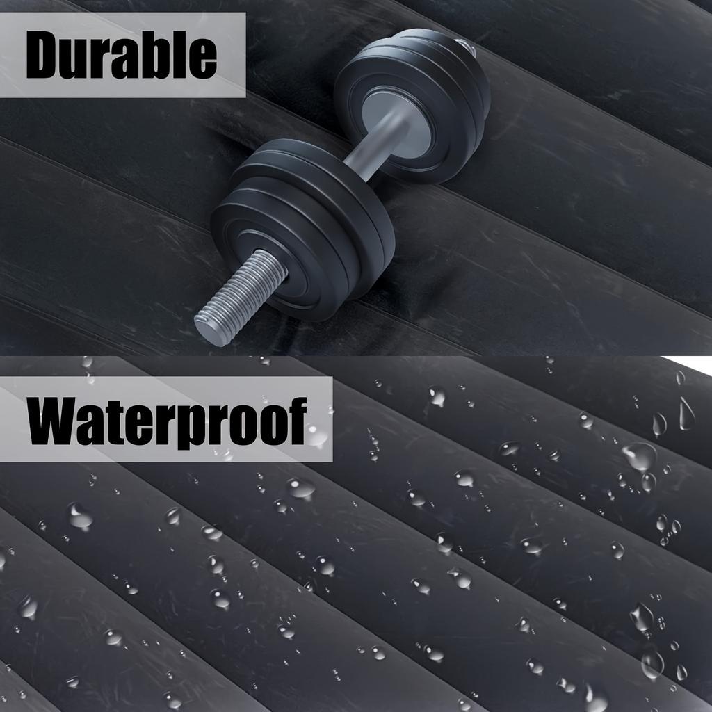 Ultra-soft Flocking Environmental Fabric Car Inflatable Bed Air Cushion Bed Car Travel Bed Portable and Comfortable