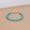 GAVU Birthstone Turquoise Stainless Steel Power Stone Bracelet for Women