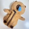 Capybara Plush Pen Bag With Cosmetic Storage For Girls And Students