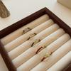 Elegant Red String Lucky Ring with Copper Coin and Micro-Inlays - Versatile, High-End Style for the Index Finger