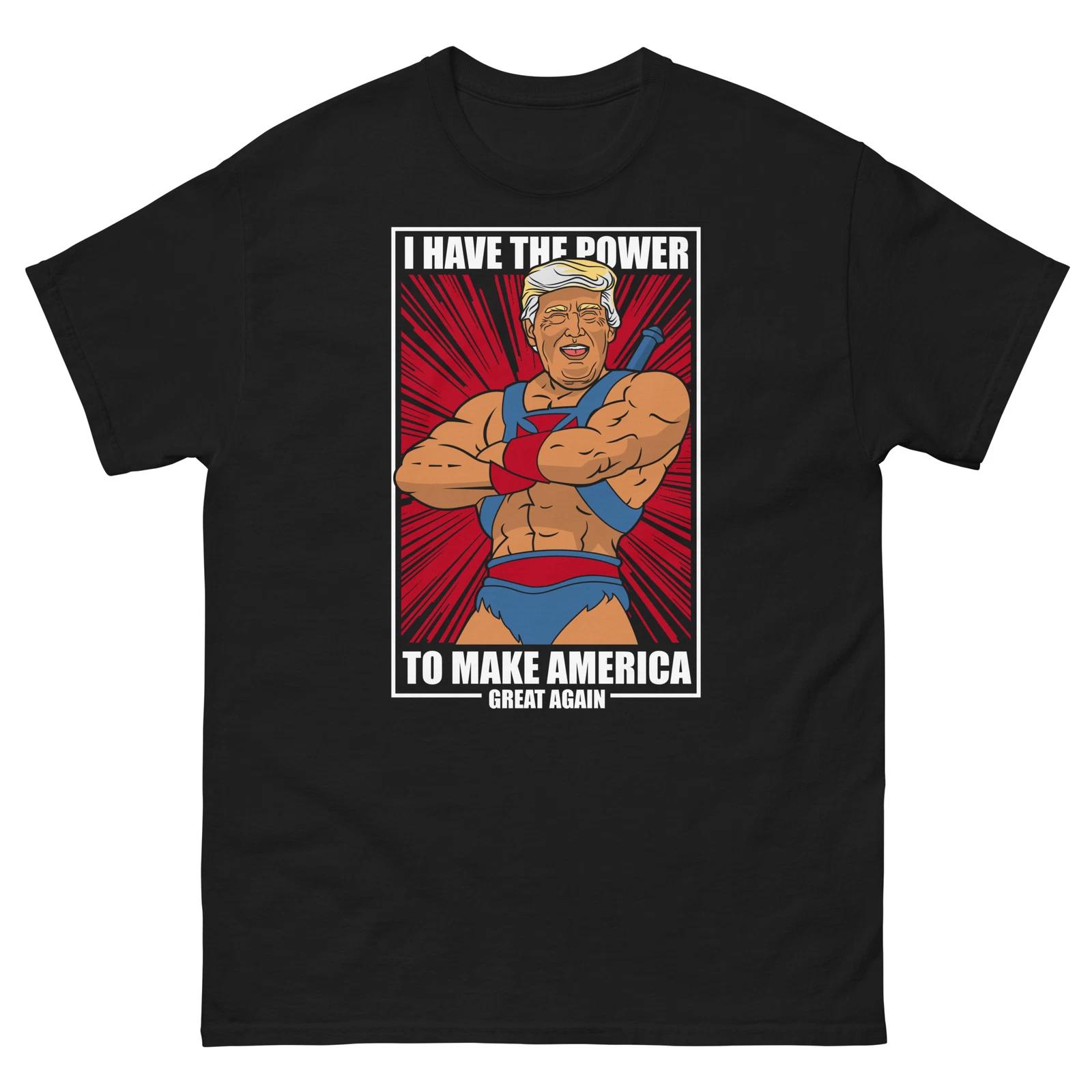 FUNNY TRUMP MAGA TRUMP BIDEN 80S CARTOON TRUMP 2024 Men s classic tee XL