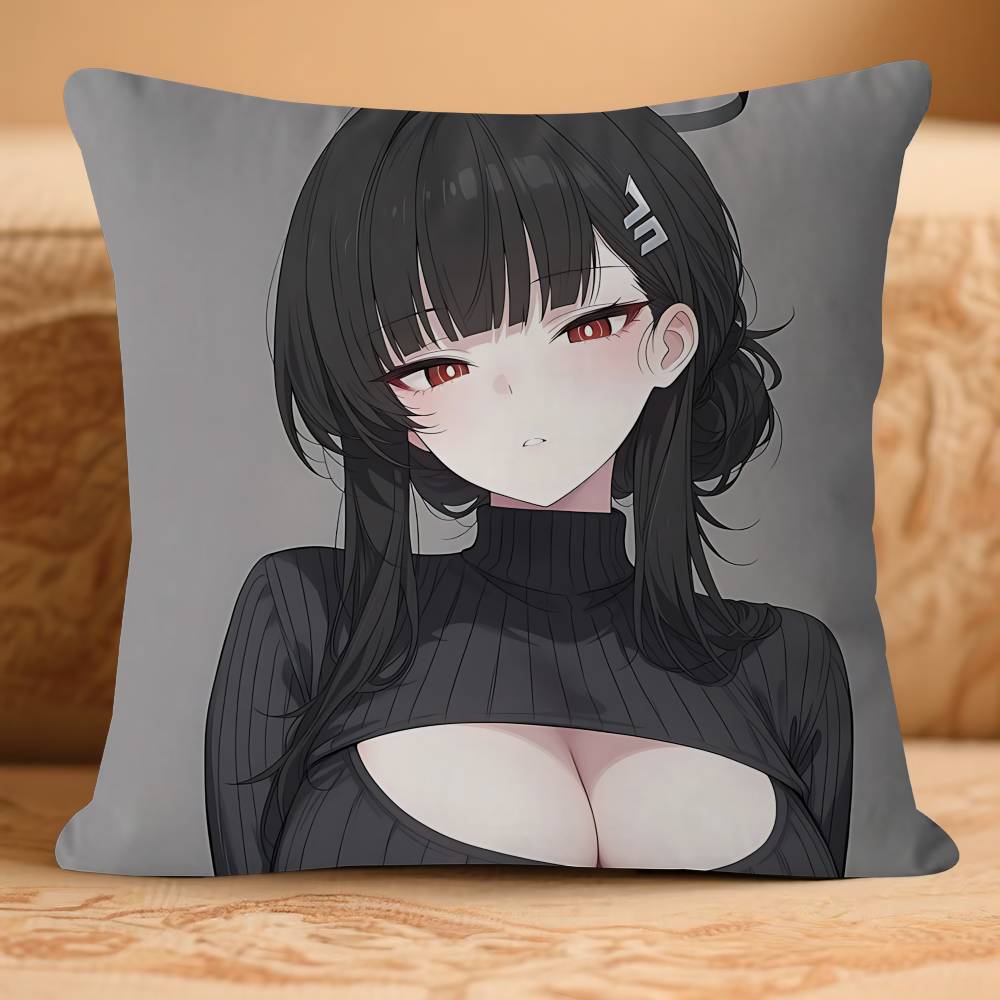 

T-Tsukatsuki Anmie RioS Pillow Case Removable Washable Cushion Cover – All-Season Soft Linen 16x16Inch