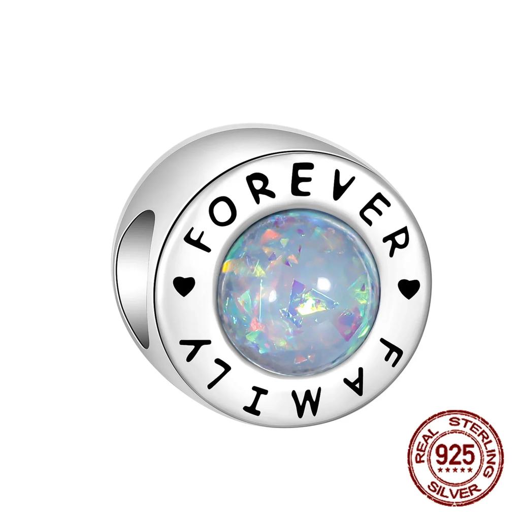 925 Silver Family Grandma Love You Mother Beads Pandent Charm Fit 4MM Hole Diameter Bracelet DIY Bead Ms Jewelry Gift