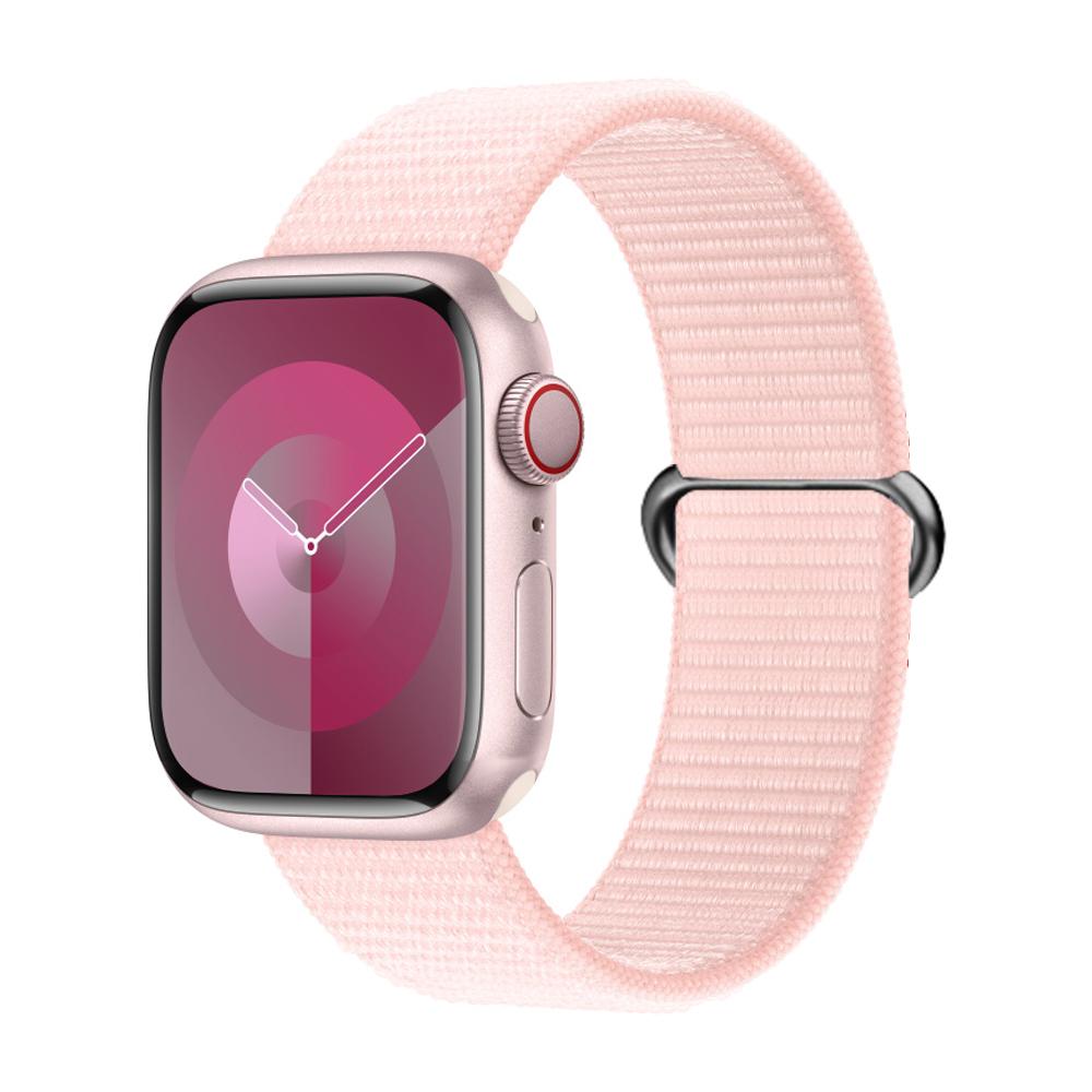 2pcs Straps For Apple Watch Band 44mm 40mm 45mm 46mm 42mm 49mm 41mm Nylon Loop Bracelet iwatch Series 10 9 8 7 6 5 3 se ultra 2