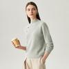 Zhaojun Women's 2025 A/W Mock Neck Cashmere Pullover