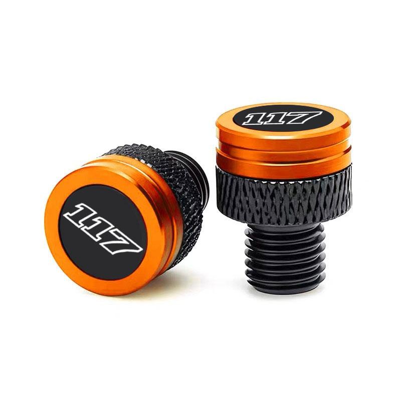 Motorcycle CNC Rearview Side Mirror Hole Cap Plug For Harley Softail Low Rider ST FXLRST FXRST Breakout Touring CVO 117