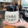 Simple Cup Girls New Mug with Lid High Value Ceramic Drinking Water Coffee Cup Home Office