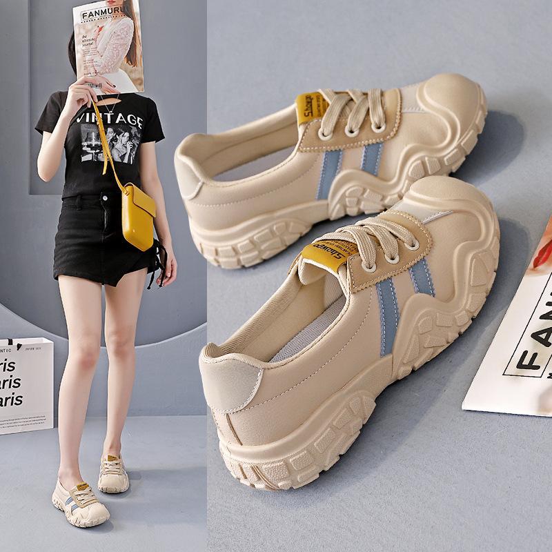 

Hiking shoes women s autumn new casual shoes women s versatile Korean version of white shoes women s shoes ins board shoes KT-2686 35