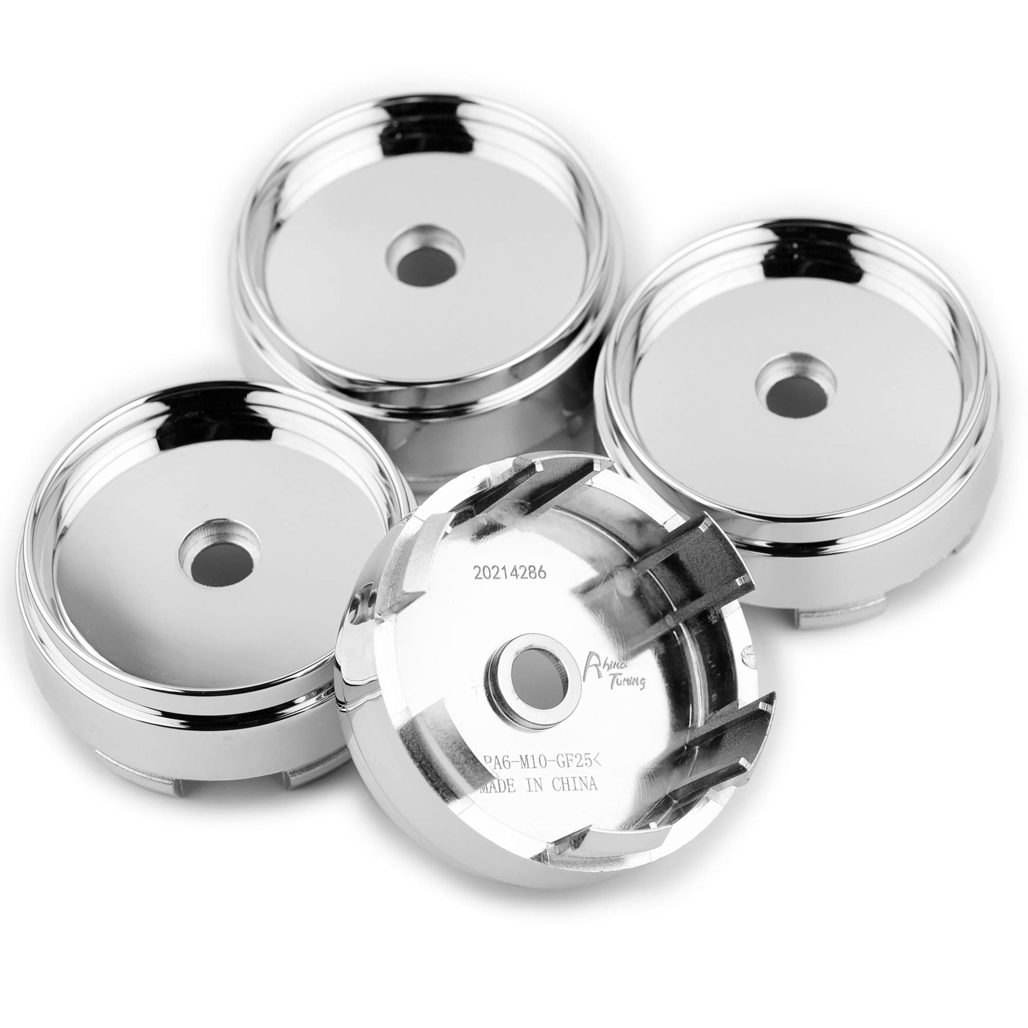 4pcs Outer Diameter 67mm Inner Diameter 63mm Silver ABS Car Outer diameter 66.5mm. Inner diameter 63mm серебряный
