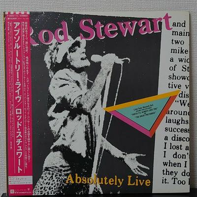 LP Record ROD STEWART  Absolutely Live P56034PROMO WARNER BROS 1982 Japan Rock Used