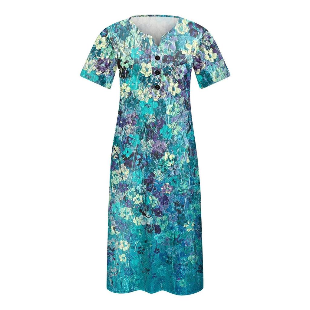 chinese dress ladies Summer Dresses for Mature Ladies – Whisper Mint main image 0