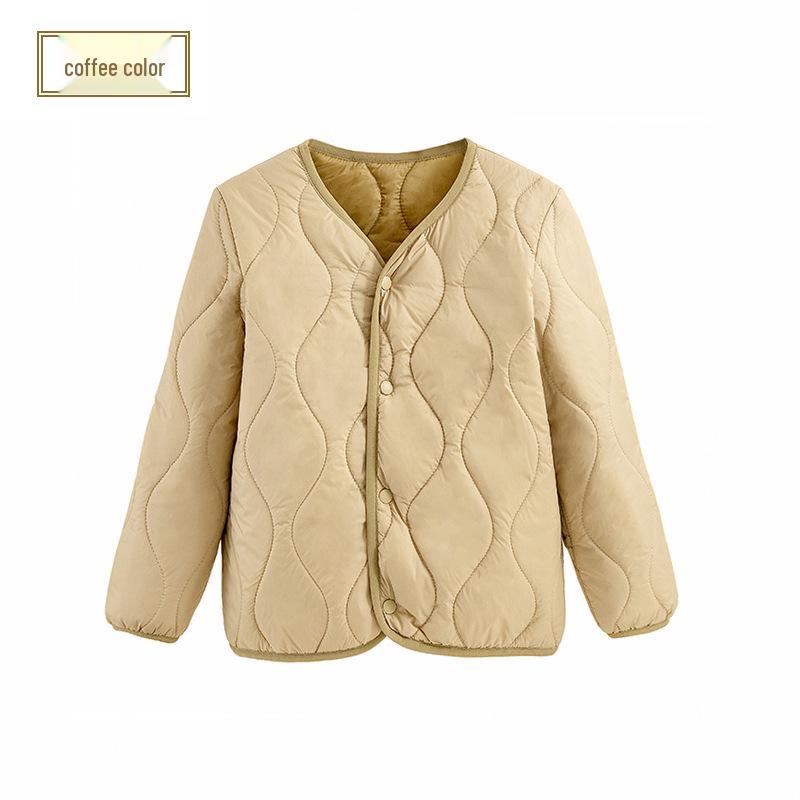Children's Insulated Wool-Down Jacket: Warm, Long-Sleeve Uniform for Boys & Girls