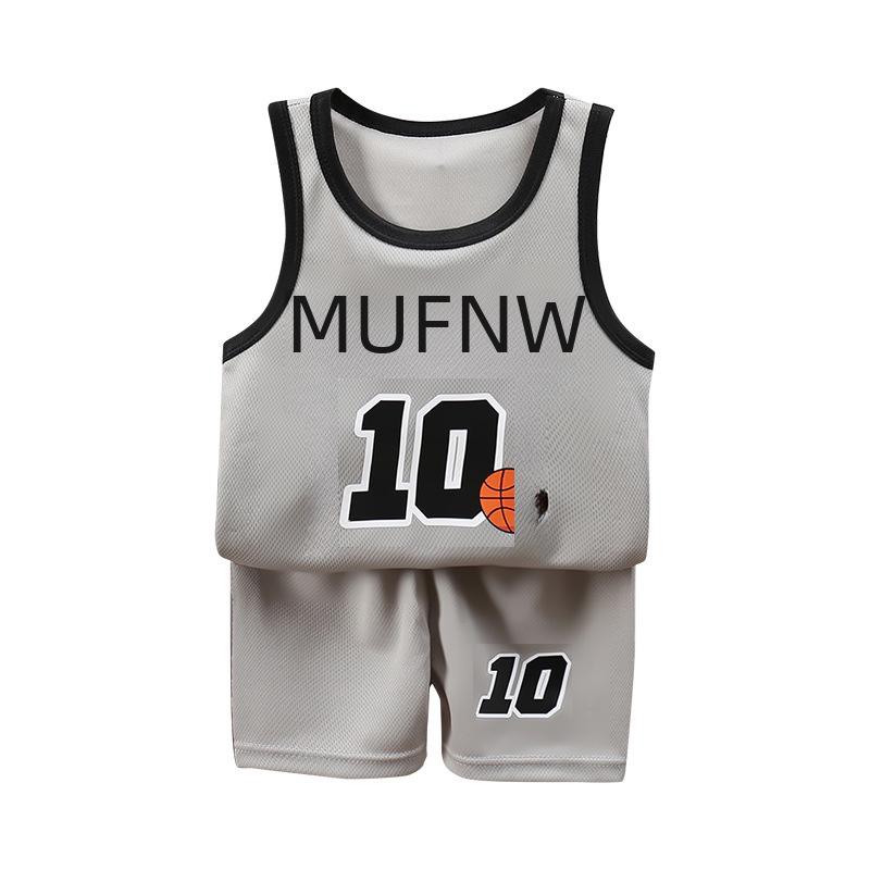 Kids' Summer Sports Uniform: Quick-Dry Vest and Shorts Set for Boys