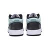Jordan Air Jordan 1 Abrasion Resistant Slip Resistant Low Top Vintage Basketball Shoes Men's Black White Green 553558-131(Team85-)