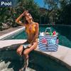 Beach Tote Bag Waterproof Foldable Large Capacity Lightweight Portable Travel Storage Bag for Outdoor Swimming Vacation