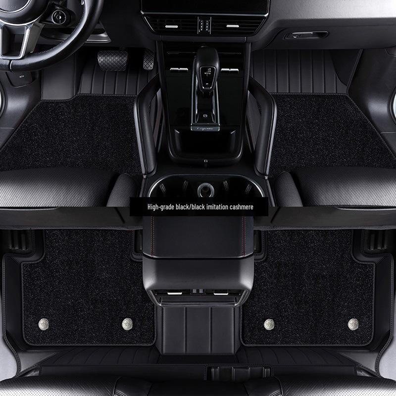 Zhijie R7 Genuine Leather Full Coverage Floor Mat Set for Interior Protection