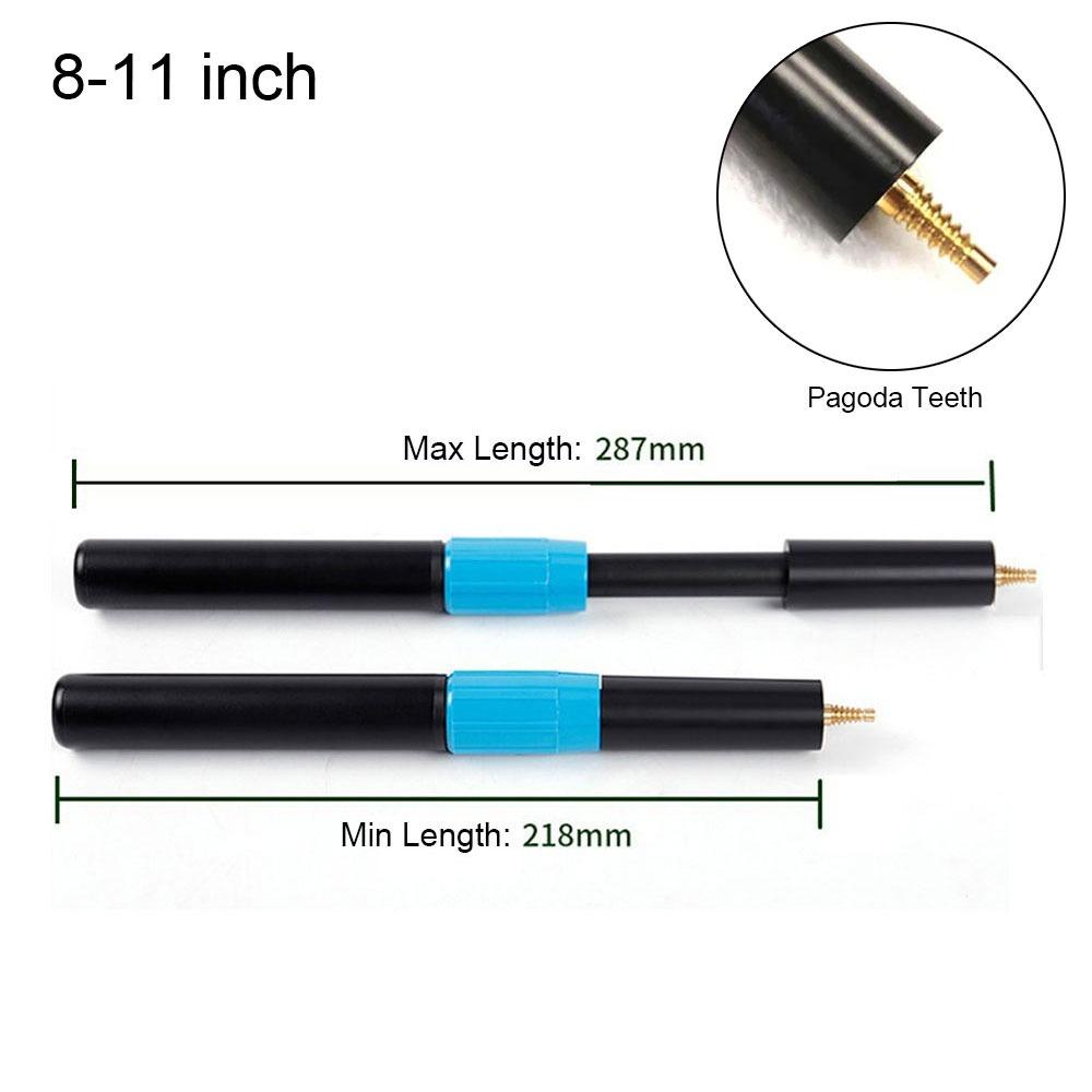 

1 шт. Подовжувач більярдного кия з алюмінієвого сплаву, телескопічний портафільтр, ручка, аксесуар для більярду для снукера 8-11 in 02