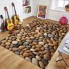 3D Rug Realistic Pebbles Floor Mat Live Room Bedroom Easy To Clean Rugs Children's Play Mat Home Decor Carpet Table Chair Mat