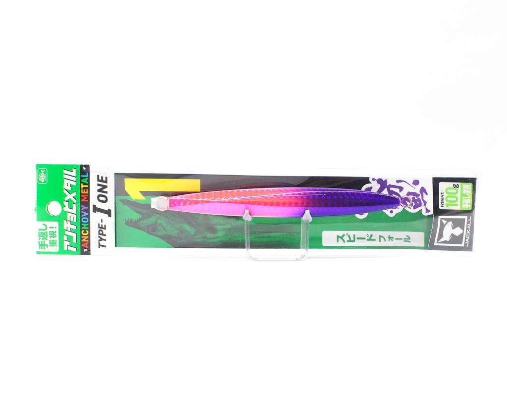 Jackall Metal Jig Anchovy Type 1 Standard 100 Grams Bay Purple (1924)