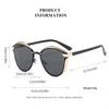 Fashionable and High-end Cat Eye Frame Sunglasses for Women's Outdoor Street Photography Luxury Sunglasses UV400