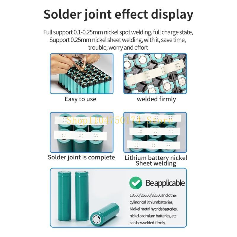 Spot Welder Support 0.1-0.25mm Nickel Sheets DIY 18650 Li-Battery Spot Welding top sale