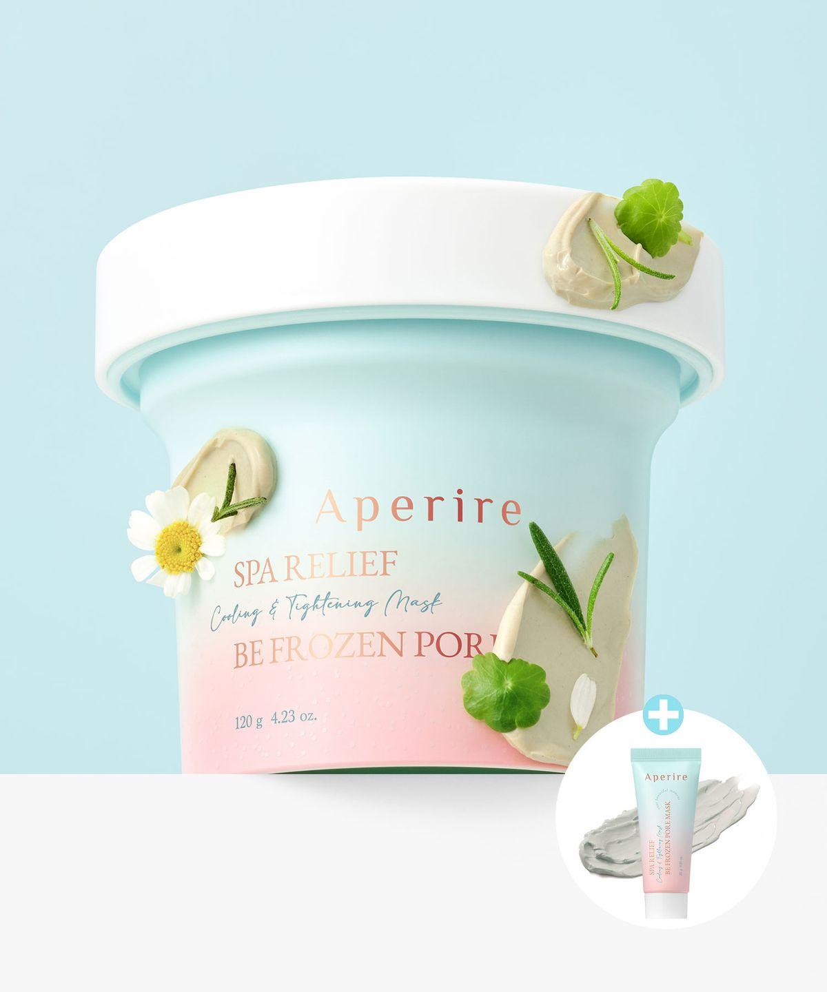 [+Makeup-enhancing Pack 20g] B.Frozen Glacier Clay Cooling Pore Pack 120g Glacier clay pore pack