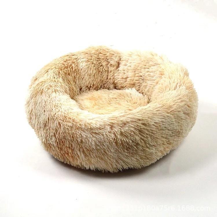 Removable and Washable Round Plush Dog Kennel and Cat Kennel That Can Be Used In All Seasons  Dog Mat  Cat Mat  Pet Mat