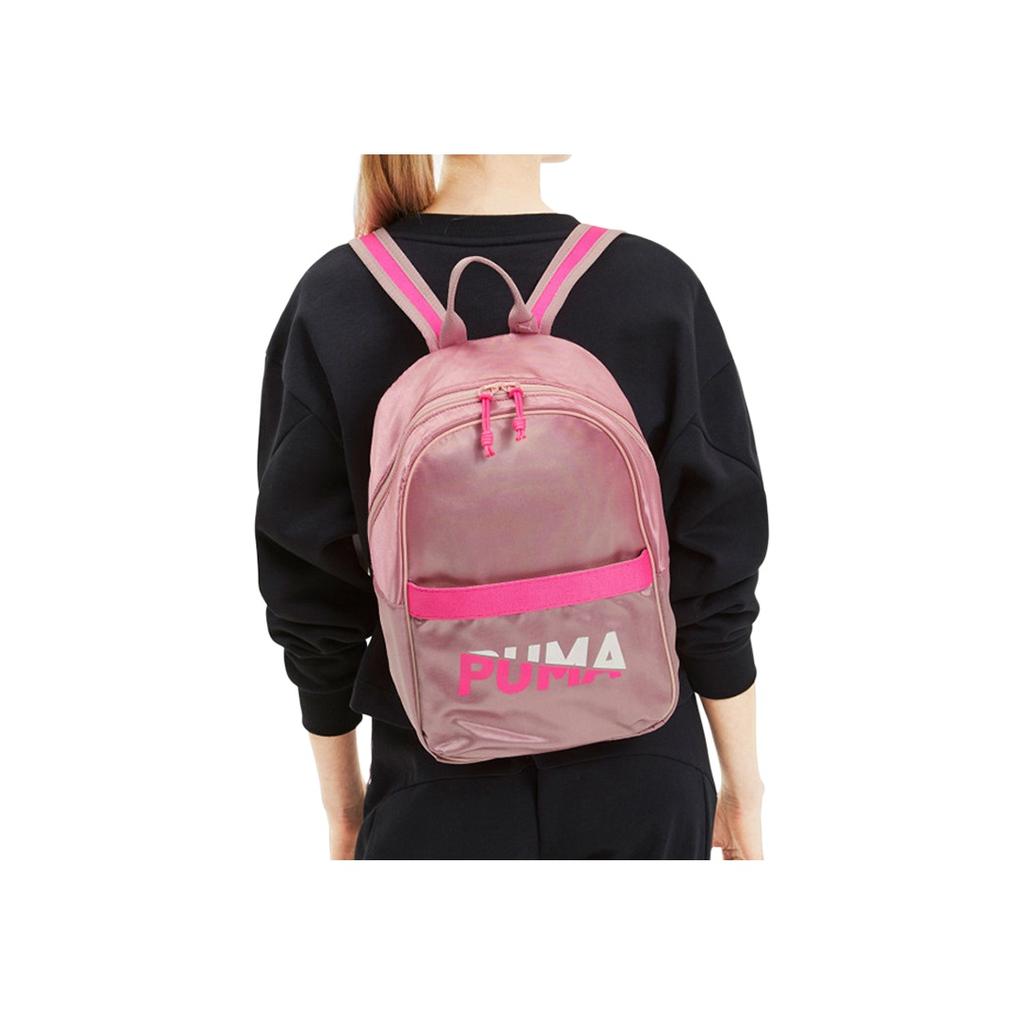 New PUMA Fabric Backpack Women's Pink Purple 077372-02