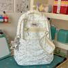 Schoolbag Korean Ins Wind Backpack Female Niche Design Star Large Capacity Junior High School Bag Girl Student Versatile Backpack