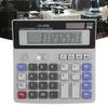 Solar Powered Calculator LCD Screen Basic Office Standard Function Calculator 12 Digit
