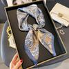 Beach Sunscreen Kerchief Luxury Design Square Scarves Women Popular 70X70Cm Silk Hijab The Four Seasons Headscarf