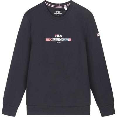 Mens Knitted Sweatshirt 2024 Spring New Business Commuting Pullover Simple Casual Top Men Tops Legendary-Blue F11M411213F-NV