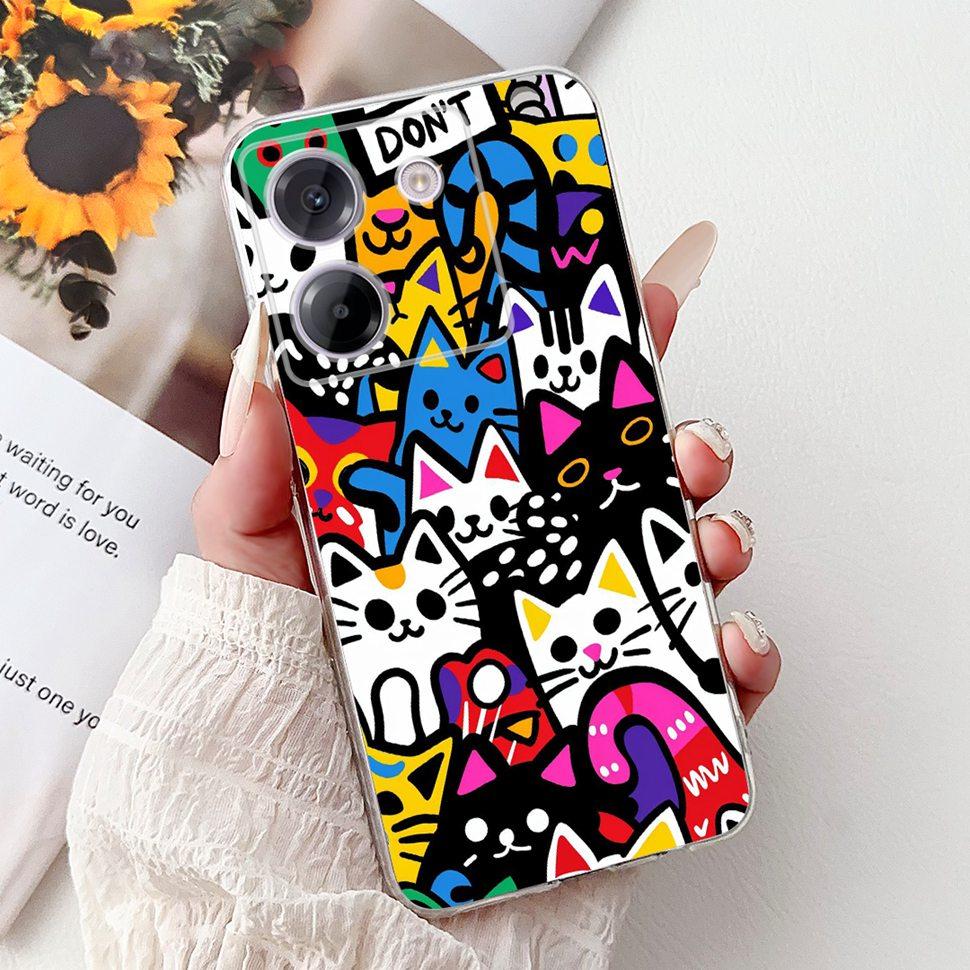 For Xiaomi Poco M7 Pro 5G Case New Dargon Art Painted Cover For Poco M7 PocoM7 Pro 5G Back Cover Soft TPU Fundas Coque