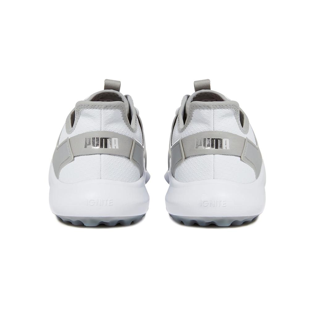 Golf Shoes Ignite FASTEN8 Puma Rise cm 3E [PUMA] Men's White/Puma Silver/High 27.5