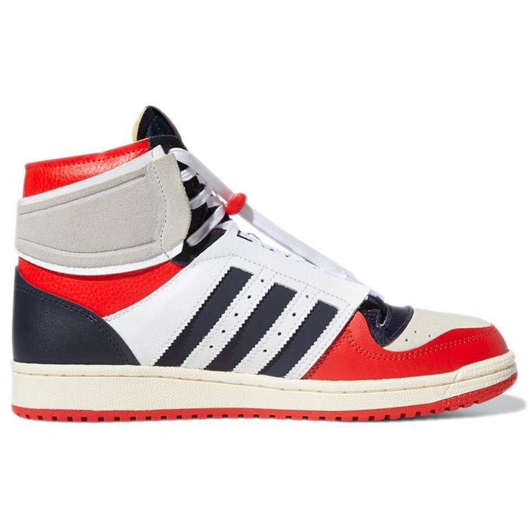 Adidas Top Ten DE White Legend Ink Red Unisex Sneakers Cloud-White S24116