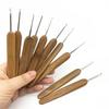 10pcs/Set 0.5mm-2.75mm Bamboo Knitting Needles Set Small Lace Knitting Hooks Set DIY Crochet Hooks Needles For Yarn Handle