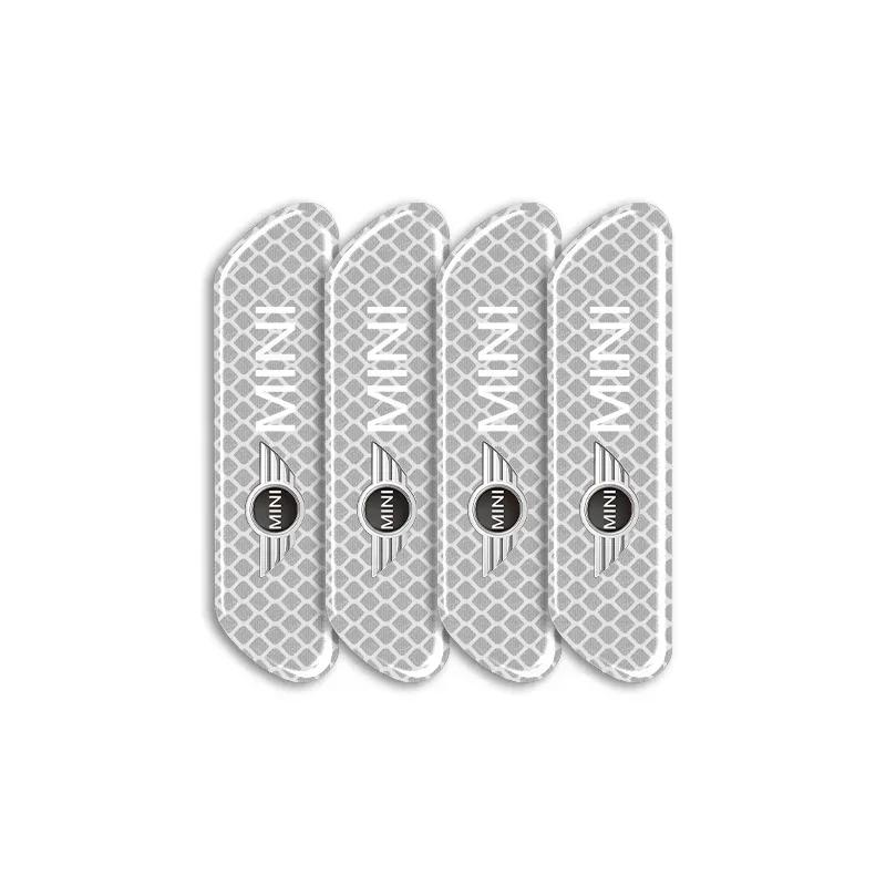 

For Bmw Mini 4PCS/set Car Reflective Strips Warning Stickers Car Styling For MINI F54 F55 F56 R56 R60 SONE Roadster Clubman Coup