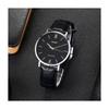 Casio STANDARD Series Quartz Movement Leather Strap Japanese and Korean Watch Men's Watch Silver Dial MTP-VT01L-1B
