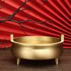 Tangteng Pure Brass Incense Burner Daming Xuande Large Mosquito Coil Disc Incense Burner Incense Incense for Buddha Incense Burner Indoor Incense