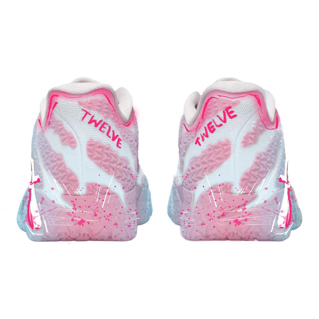 Nike Ja Morant 3 Colorful Ink Flow Cushioning Abrasion Resistant Cushioning, Wear Resistant Low Top Basketball Shoes HF2794-100(Team60-)