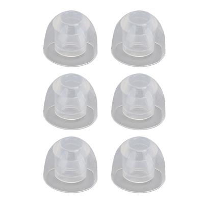 6 Pièces Embouts de Rechange pour Écouteurs à Trou Intérieur 4,5 mm Embouts d'Écouteurs en Silicone Souple