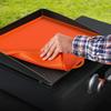 Griddle Grill Mat Reusable Nonstick Silicone BBQ Mat Grill Accessories Multifunctional Barbeque Mats 17 Inches for Restaurant