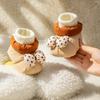 Warm First Walker Fashion Casual Baby Shoes Cartoon Cute Baby Girl Shoe Comfort Soft Soled Boy Shoe Versatile Trendy Cotton Shoe