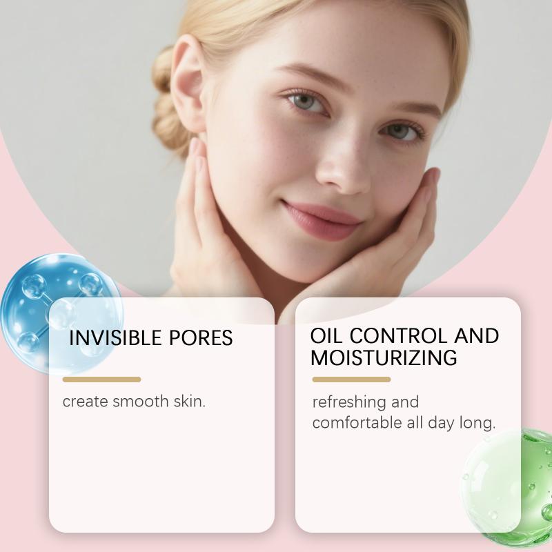 Hoygi Pore Minimizing Makeup Base Cream - Conceals Imperfections, Corrects Skin Tone, Provides a Smooth Makeup Base one size