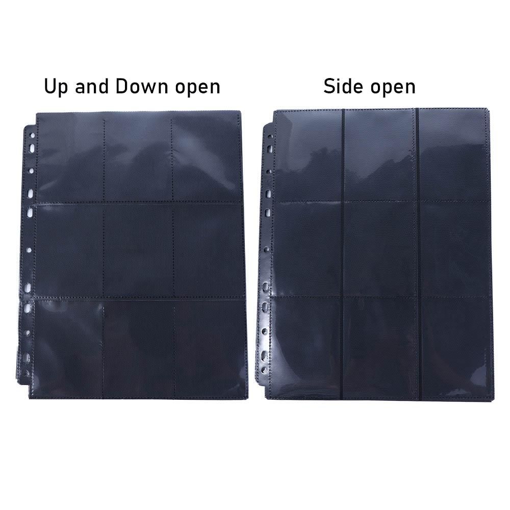 Photocard Holder Replacement Collection Card Collection Album Inner Page Card Album Loose-leaf Inners Black Storage Page