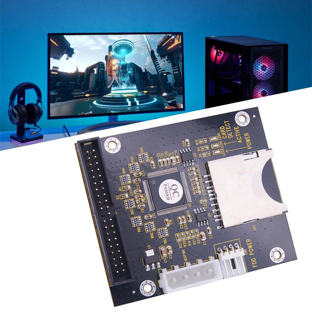 SD Memory Card To 3.5inch 40Pins Male IDE Adapter Support Up To 128gb SDXD Card SD Card Module To IDE3.5 40 Pin