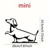 Whimsical Dachshund Metal Wall Art - Playful Indoor/Outdoor Sculpture for Gardens, Patios & Living Spaces, Perfect for Balconies