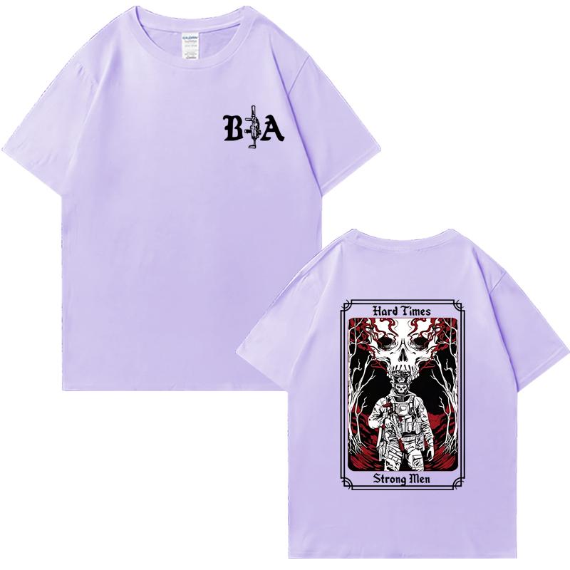 Hard Times 2025 Brothers In Arms Graphic Tee shirt Men Women vintage Oversized short sleeve t-shirts Unisex 100% Cotton T shirt