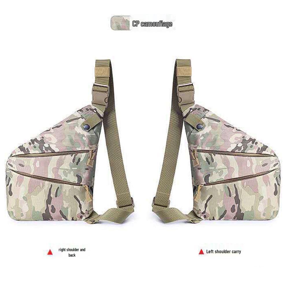 Men's Outdoor Tactical Crossbody Chest Bag: Multifunctional, Anti-Theft, Single Shoulder Holster
